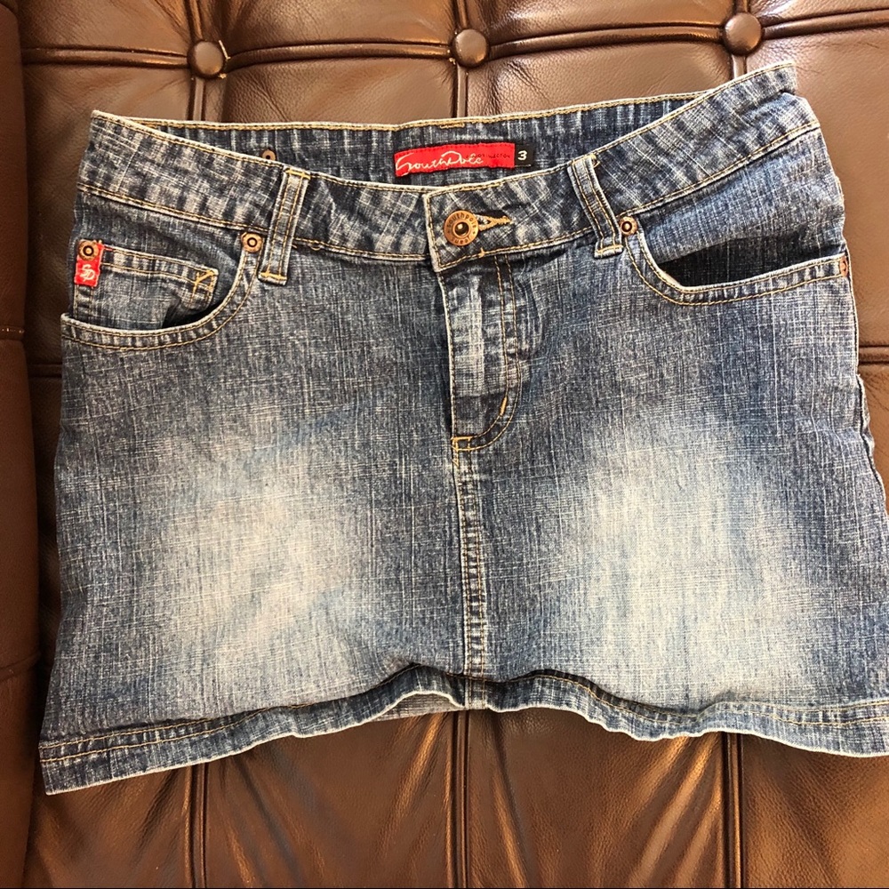 South Pole denim skirt